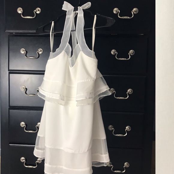 J.O.A. White Organza Tiered Dress - Picture 6 of 7